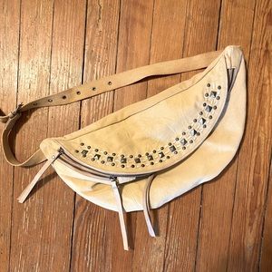 Free People At Ease Embellished Canvas Sling Bag